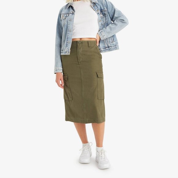 COPY - Levi's midi cargo skirt size 28 - Picture 1 of 6